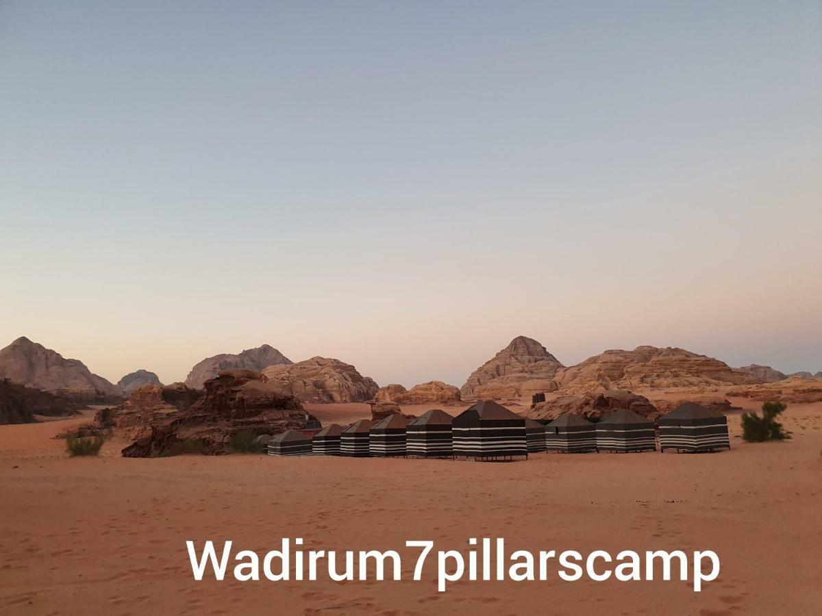 7 Pillars Camp & Jeep Tour In Wadi Rum Desert Exterior foto